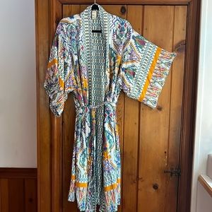 NWT Christian Siriano Reversible Kimono With Pockets Oversized Large